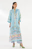 Stitched Printed Satin Shirt + Culotte