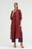 Stitched Printed Satin Shirt+ Culotte