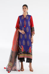 Stitched Printed Crepe Shirt + Dupatta