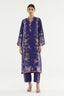 Stitched Printed Satin Shirt+ Culotte