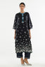 Stitched Printed Satin Shirt+ Culotte