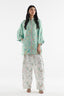 Stitched Printed Satin Shirt+ Shalwar