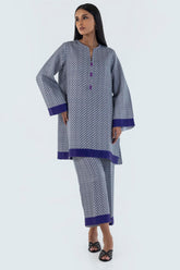 Stitched Basic Printed Shirt + Culotte