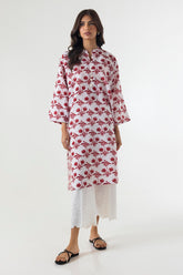 Stitched Boxy Printed Shirt