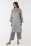 Stitched Basic Printed Shirt + Culotte