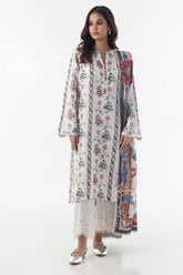 Stitched Basic Printed Shirt+Dupatta