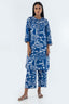 Stitched Basic Printed Shirt + Culotte