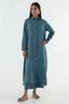 Stitched Sea Green Printed Shirt + Culotte