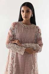 Stitched Lilac Embroidered Shirt + Culotte