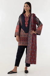 Stitched Multi Printed Shirt + Dupatta