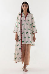 Stitched Multi Printed Shirt + Culotte +Dupatta