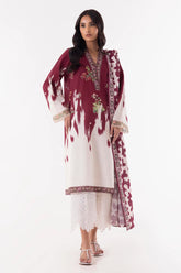 Stitched Multi Printed Shirt + Dupatta
