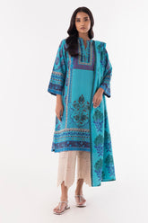 Stitched Multi Printed Shirt + Dupatta