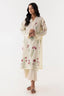 Stitched Beige Embroidered Shirt