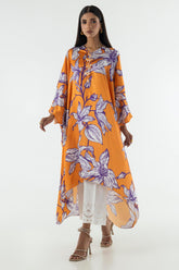 Stitched Drop Shoulder Printed Shirt