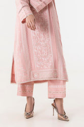 Stitched Slub Embroidered Culotte