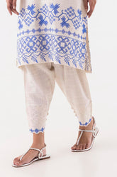 Stitched Embroidered Skinny Shalwar