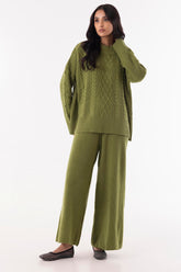 Stitched Dyed Sweater Co-ord