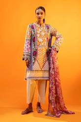 Unstitched Lawn 3 Piece Suit