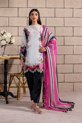 Unstitched 3 Piece Lawn Suit