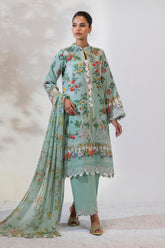 Unstitched Lawn 3 Piece Suit