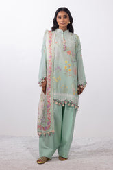 Unstitched Lawn 3 Piece Suit