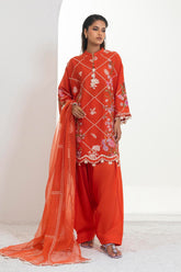 Unstitched Lawn 3 Piece Suit