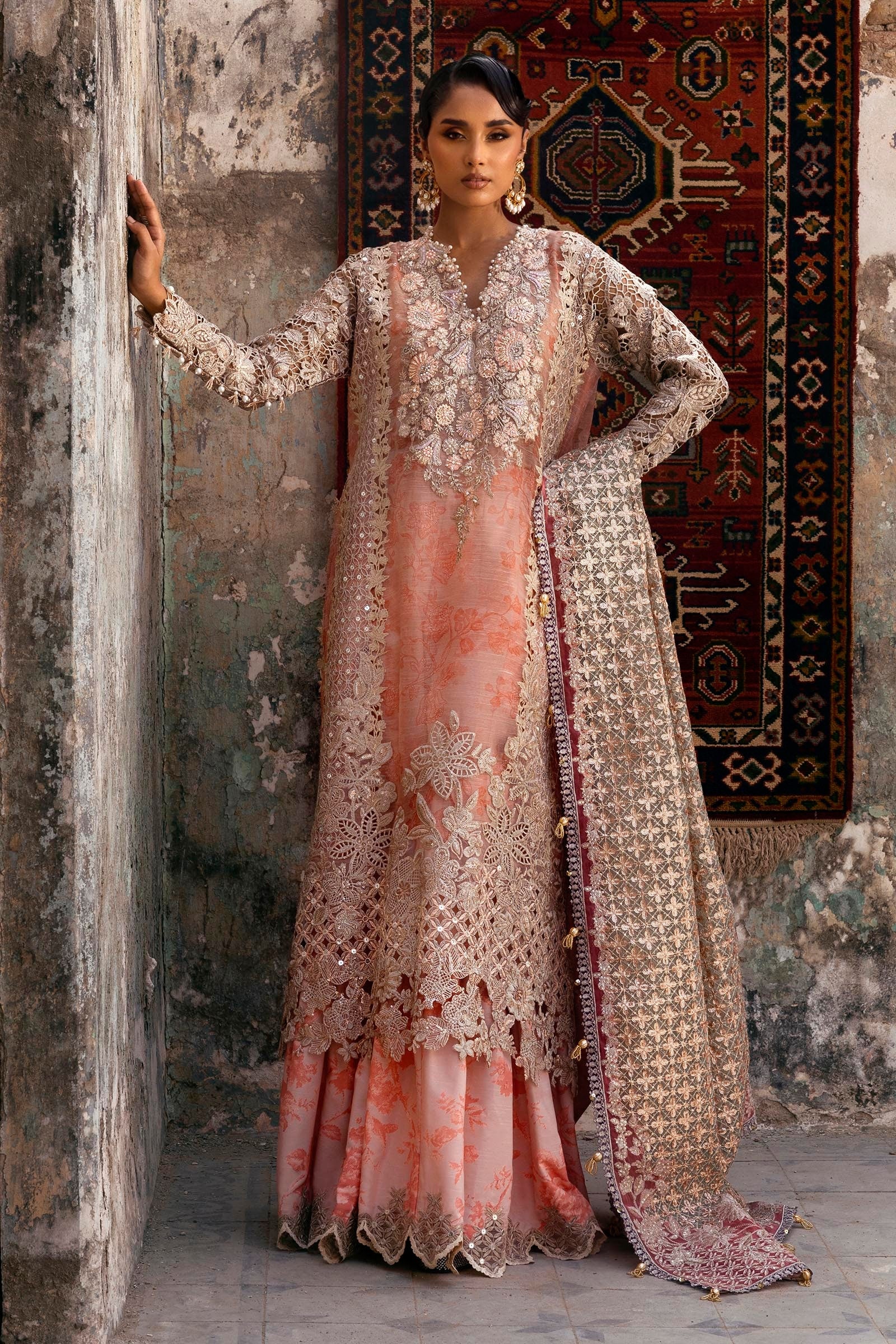 Stitched Embroidered Suit Stitched Embroidered Suit