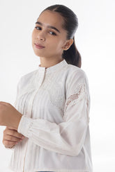 Stitched Kids Dyed Lawn Shirt