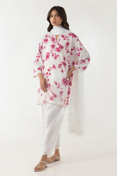 Stitched Lawn Embroidered Shirt