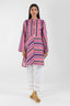 Stitched Boxy Printed Shirt