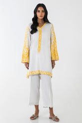 Stitched Light Blue Embroidered Shirt