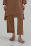 Stitched Brown Culotte