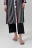 Stitched Black Culotte