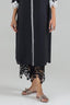 Stitched Black Culotte