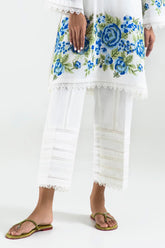 Stitched Off White Culotte