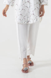 Stitched Off White Shalwar