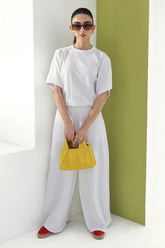 Stitched White Co-ord + Culotte