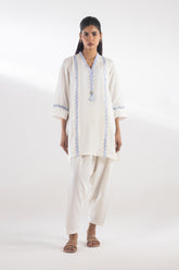 Stitched Cambric Shirt + Shalwar