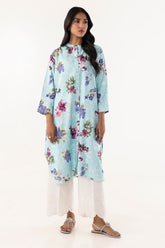 Stitched Linen Printed Shirt