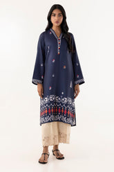 Stitched Blended Jacquard Printed Shirt