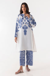 Stitched Blended Jacquard Shirt + Culotte