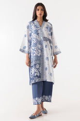 Stitched Blended Jacquard Shirt + Culotte