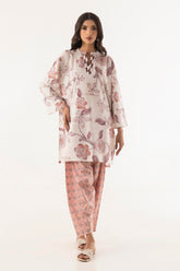 Stitched Printed Lawn Shirt + Bottom
