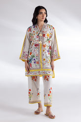 Stitched Viscose Shirt + Culotte