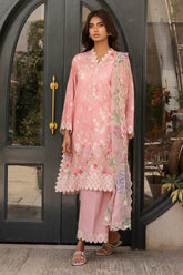 Stitched Lawn Embroidered Suit