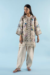 Stitched Luxury Floral Printed Shirt & Bottom