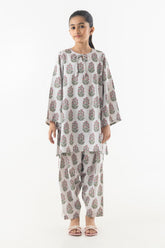 Stitched Kids Linen Shirt + Shalwar