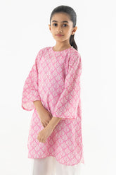 Stitched Kids Cambric Printed Shirt