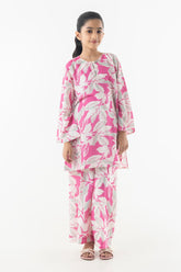 Stitched Kids Floral Cambric Shirt + Bottom
